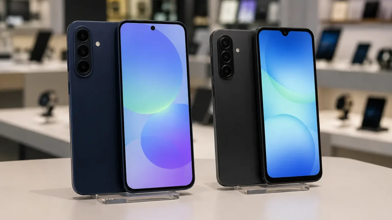 Galaxy A57 ou A17: 5G, proteção e tela definem a escolha