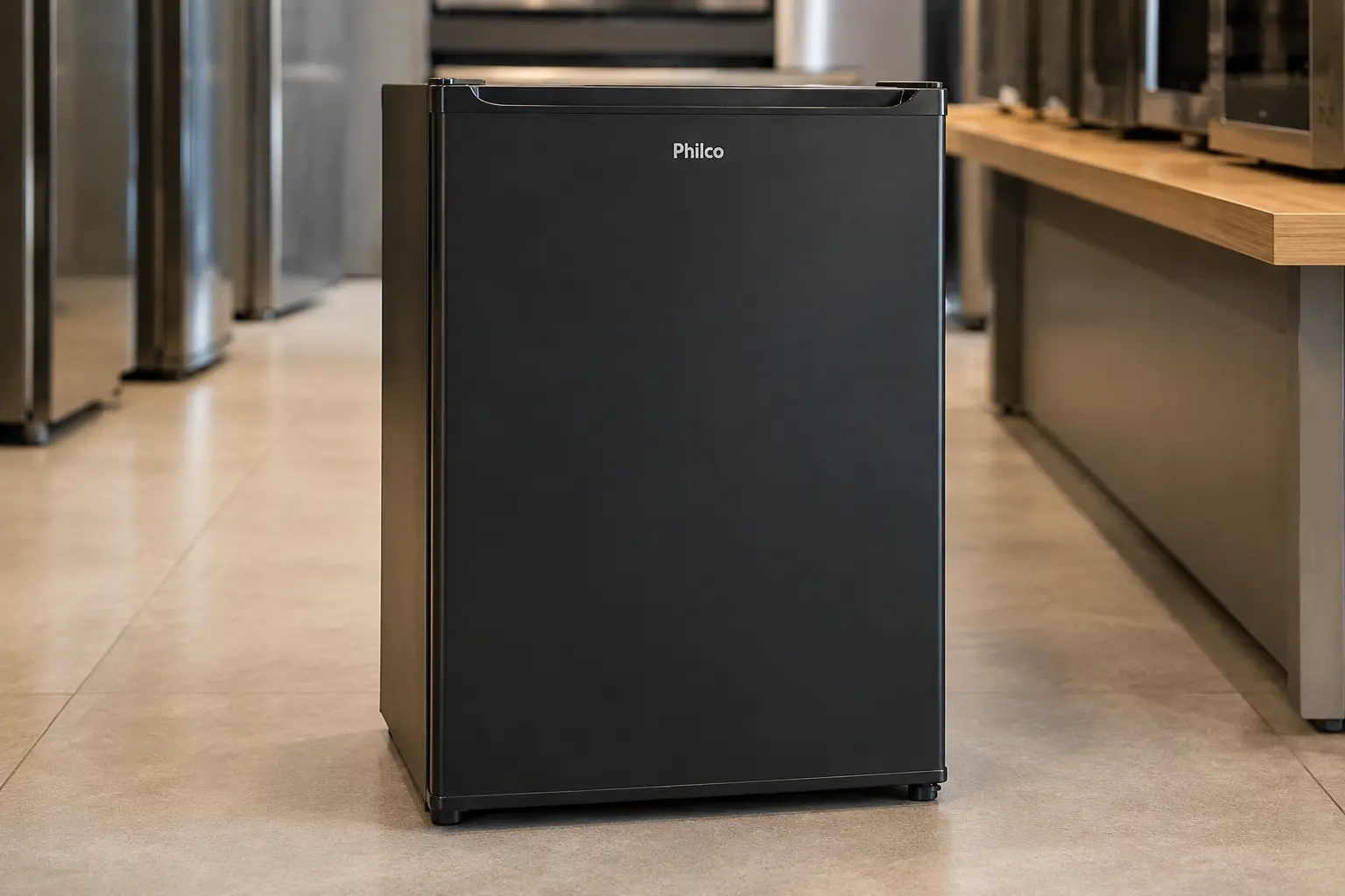 Entre 68L e 92L, o frigobar Philco muda de perfil de uso