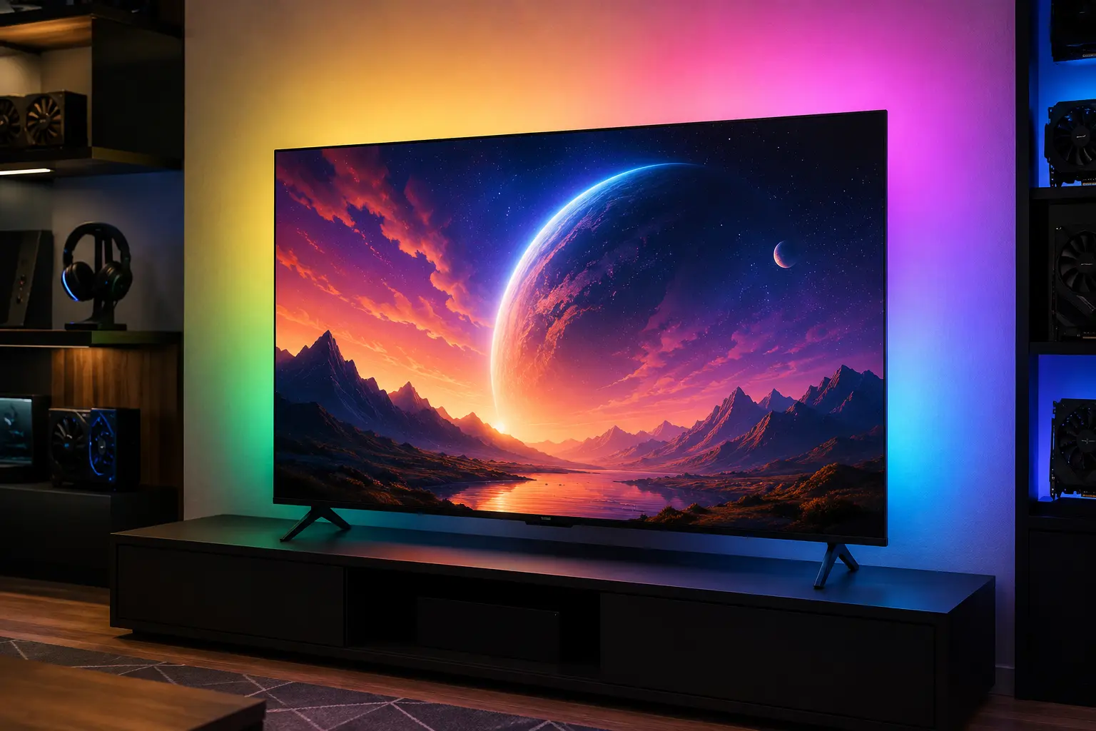Philips Ambilight 65 ou TCL QLED 50: imersão ou tela compacta?