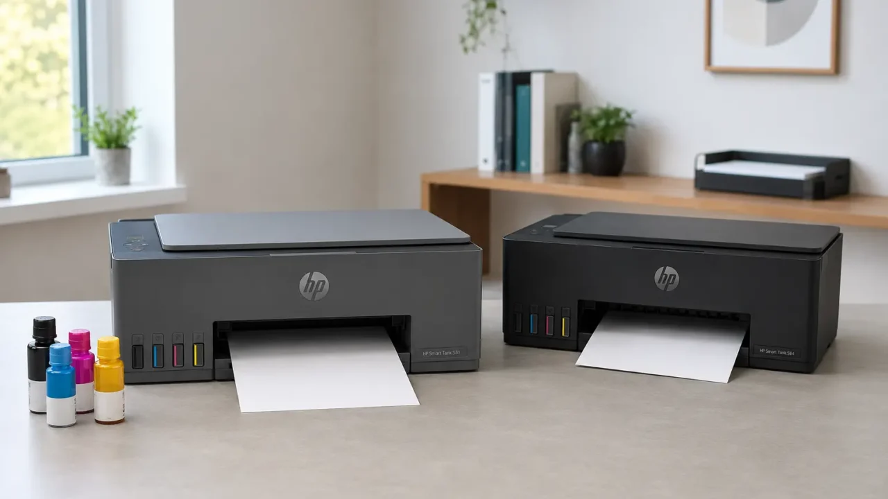 HP Smart Tank 581 ou 584: quais diferenças pesam na escolha?