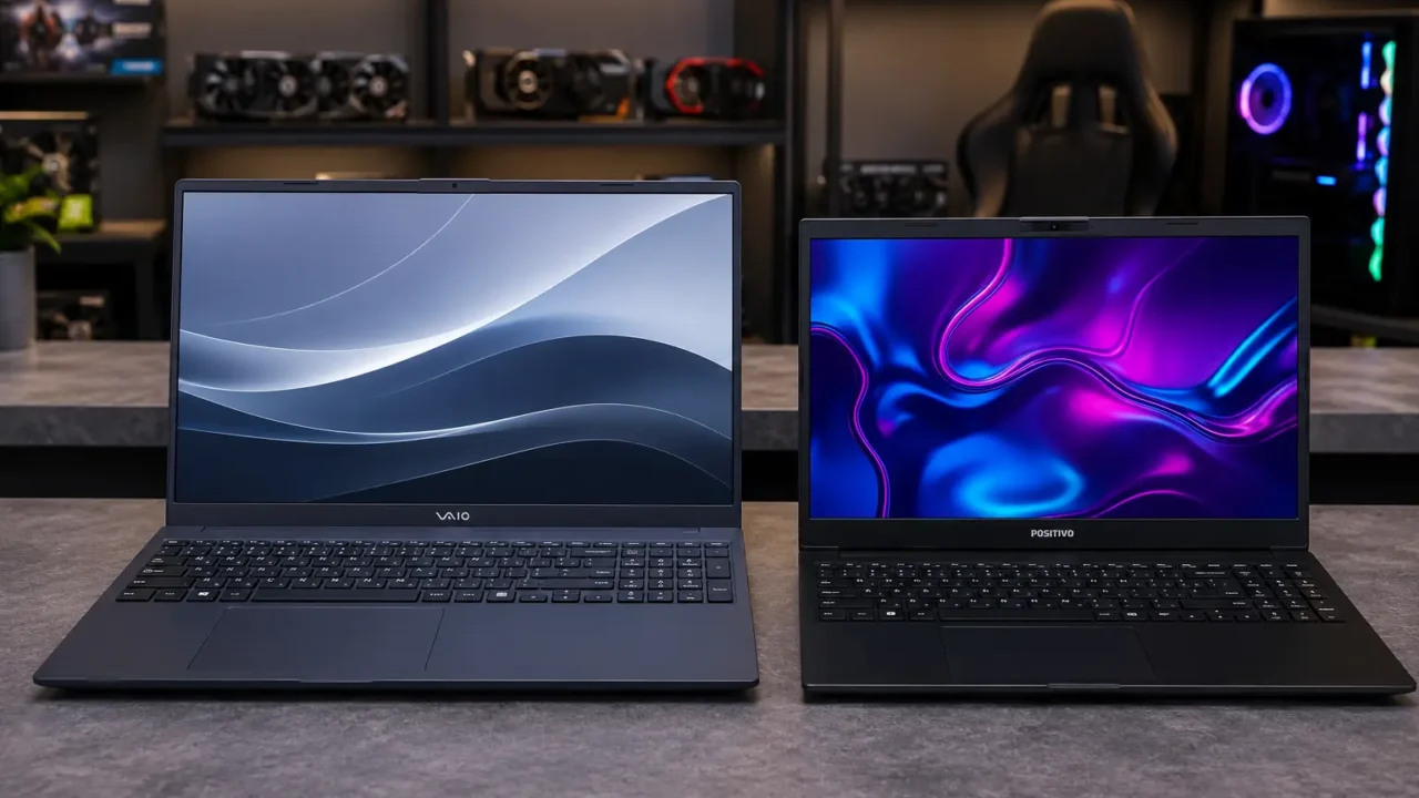 VAIO FE16 ou Vision R15M: Windows, tela ou recursos?