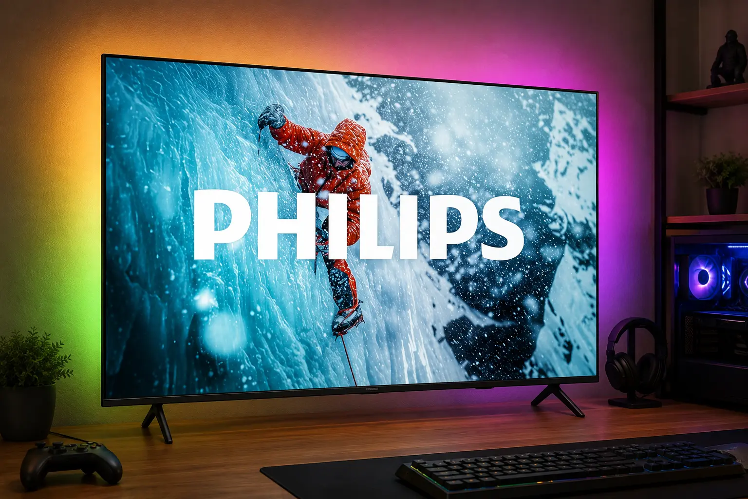 Philips 55PUG7300 ou Ambilight 65": tela maior ou mais equilíbrio?