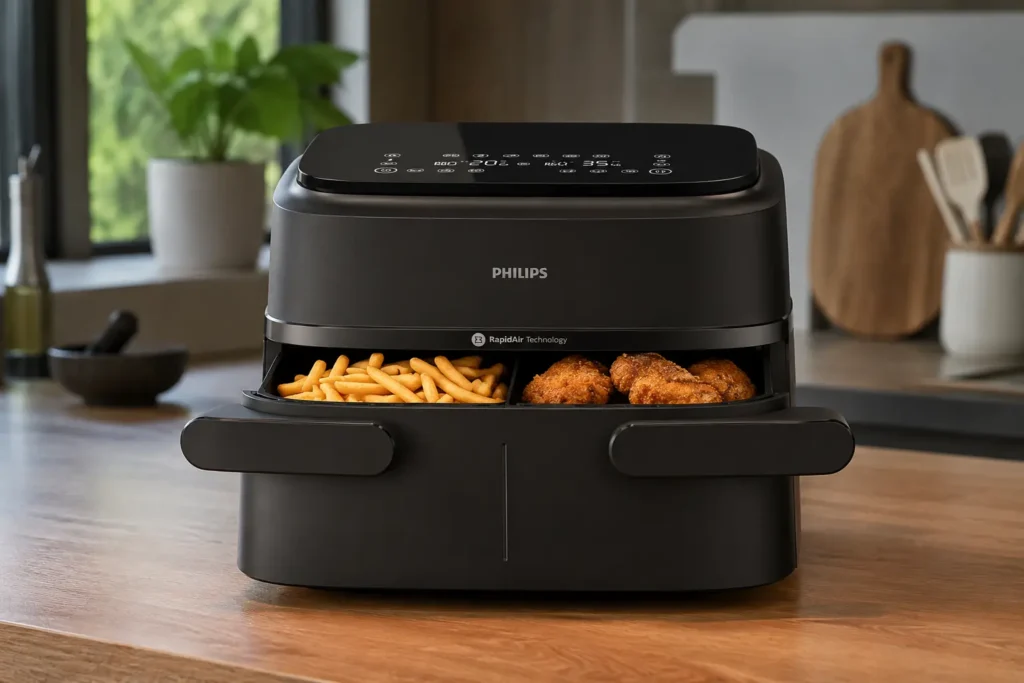 Philips NA150/00 ou NA341: cesto duplo ou visor interno?