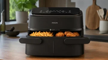 Philips NA150/00 ou NA341: cesto duplo ou visor interno?