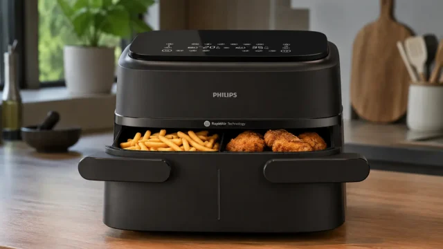 Philips NA150/00 ou NA341: cesto duplo ou visor interno?