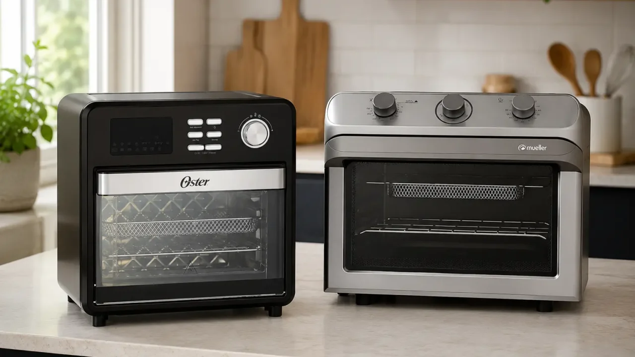 Oster 15L ou Mueller 35L: mais funções ou mais espaço?
