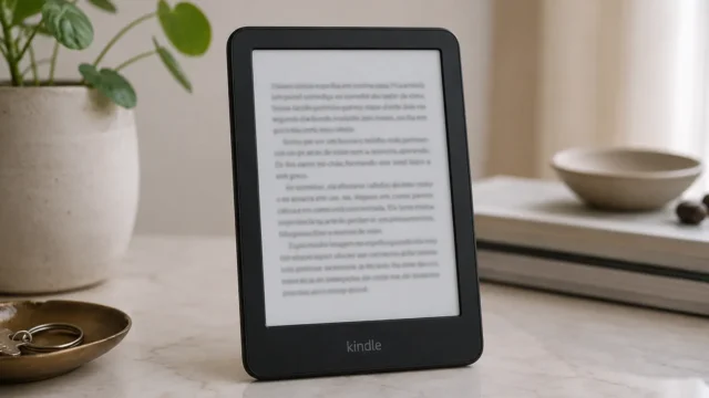 Nos Kindles de 16 GB, a tela decide mais que o armazenamento