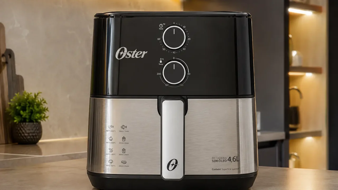 Oster 4,6L ou 6L: simplicidade ou visor no preparo diário