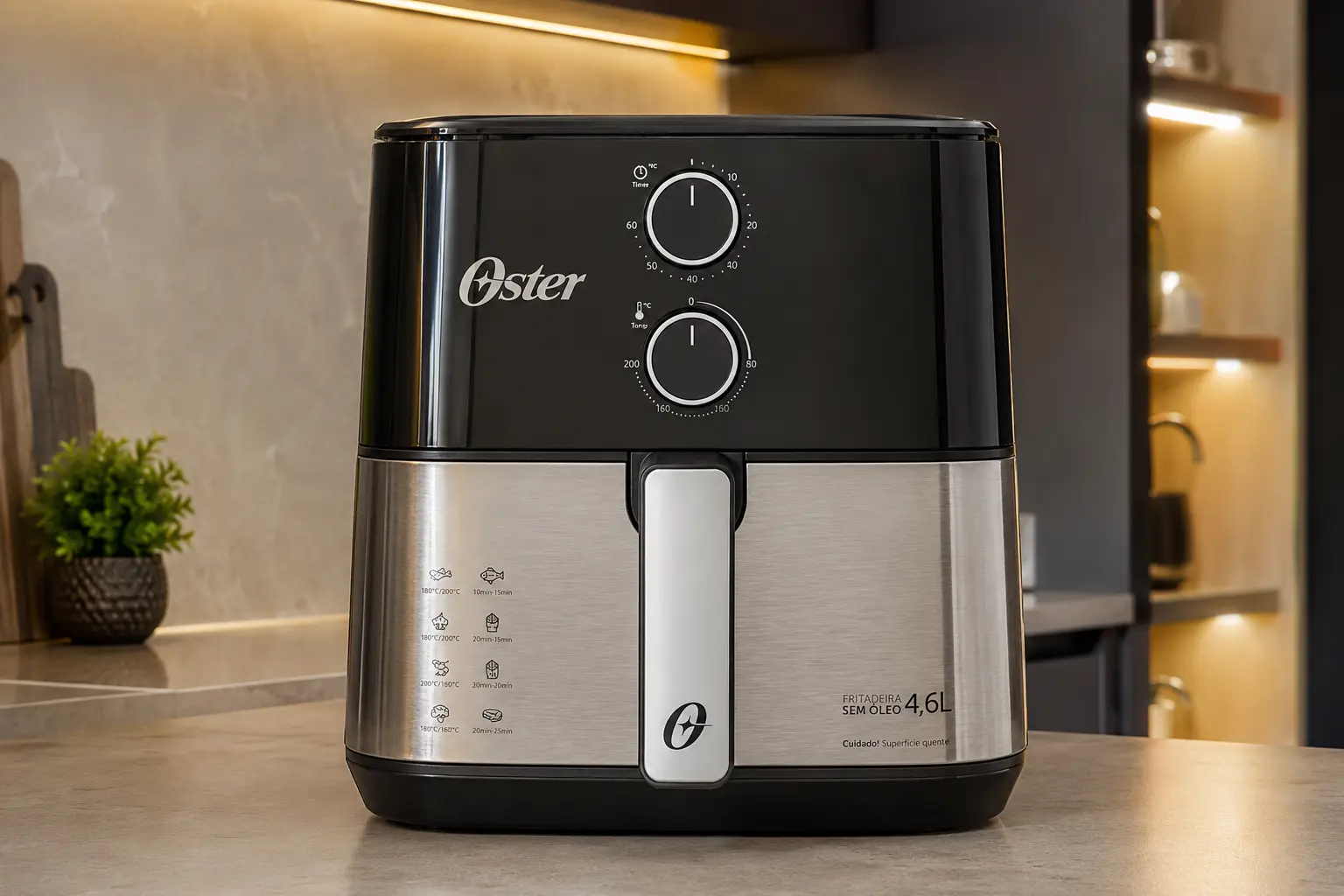 Oster 4,6L ou 6L: simplicidade ou visor no preparo diário