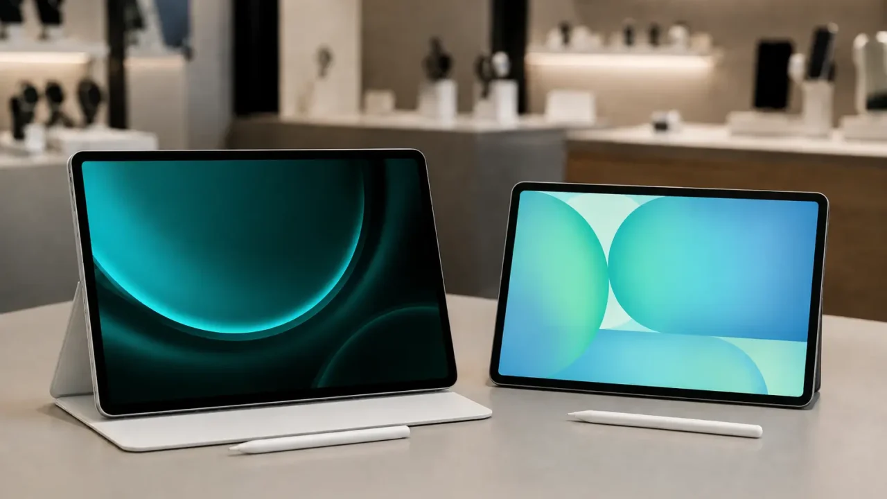 Tab S10 FE e S9 FE: a diferença está na RAM e no chipset