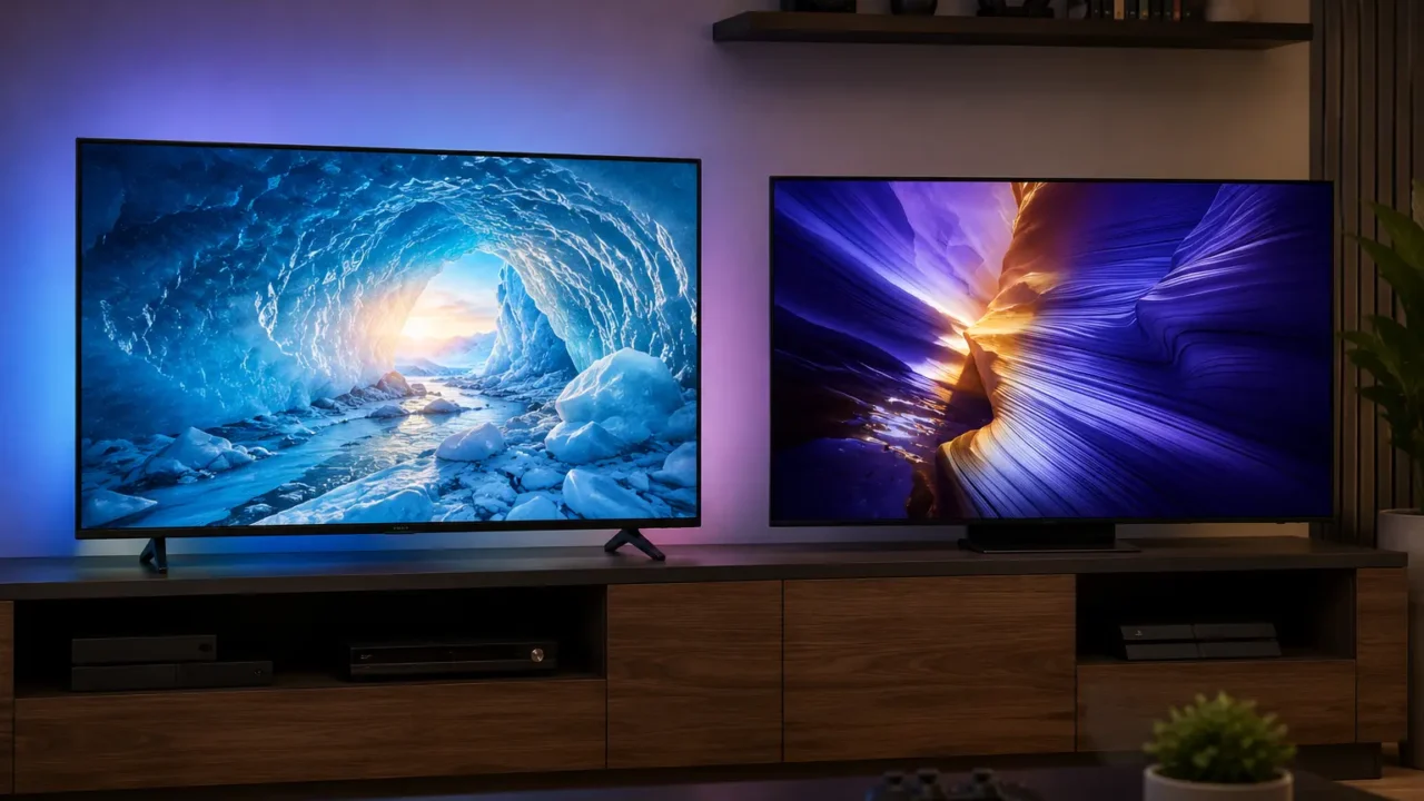 TV Philips Ambilight ou Samsung OLED: a escolha muda pelo uso