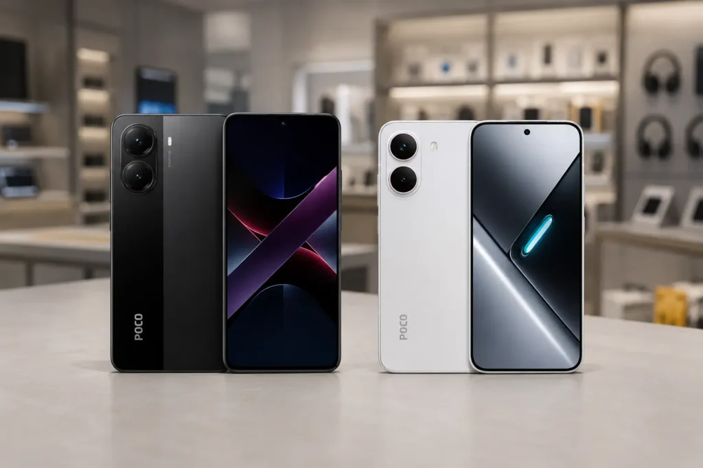 Entre POCO X7 Pro e X8 Pro, a diferença está na memória e no espaço