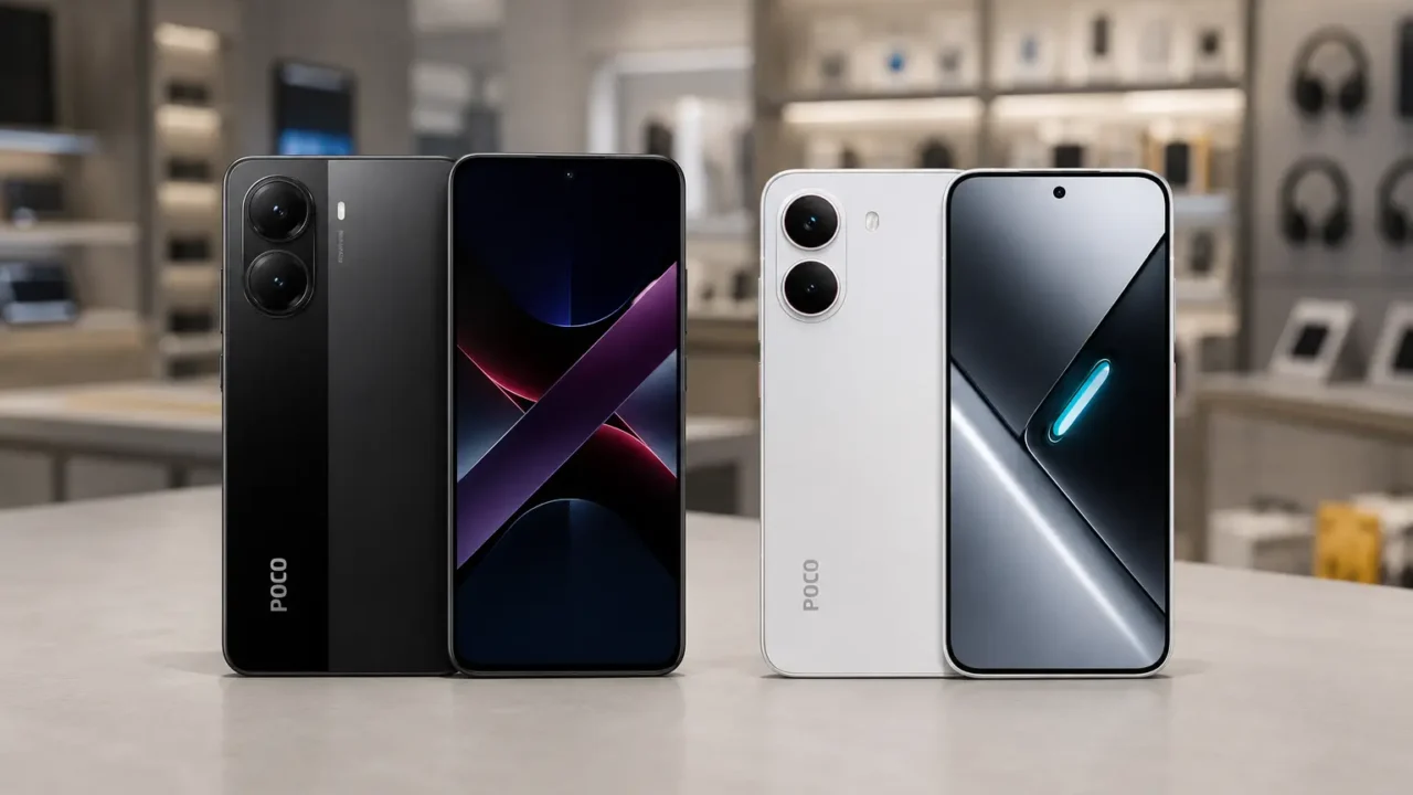 Entre POCO X7 Pro e X8 Pro, a diferença está na memória e no espaço