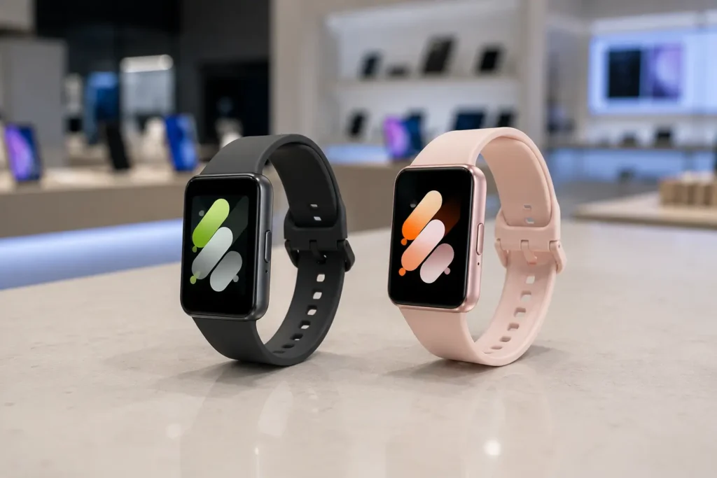 Galaxy Fit3 Grafite ou Rosé: a escolha está no acabamento