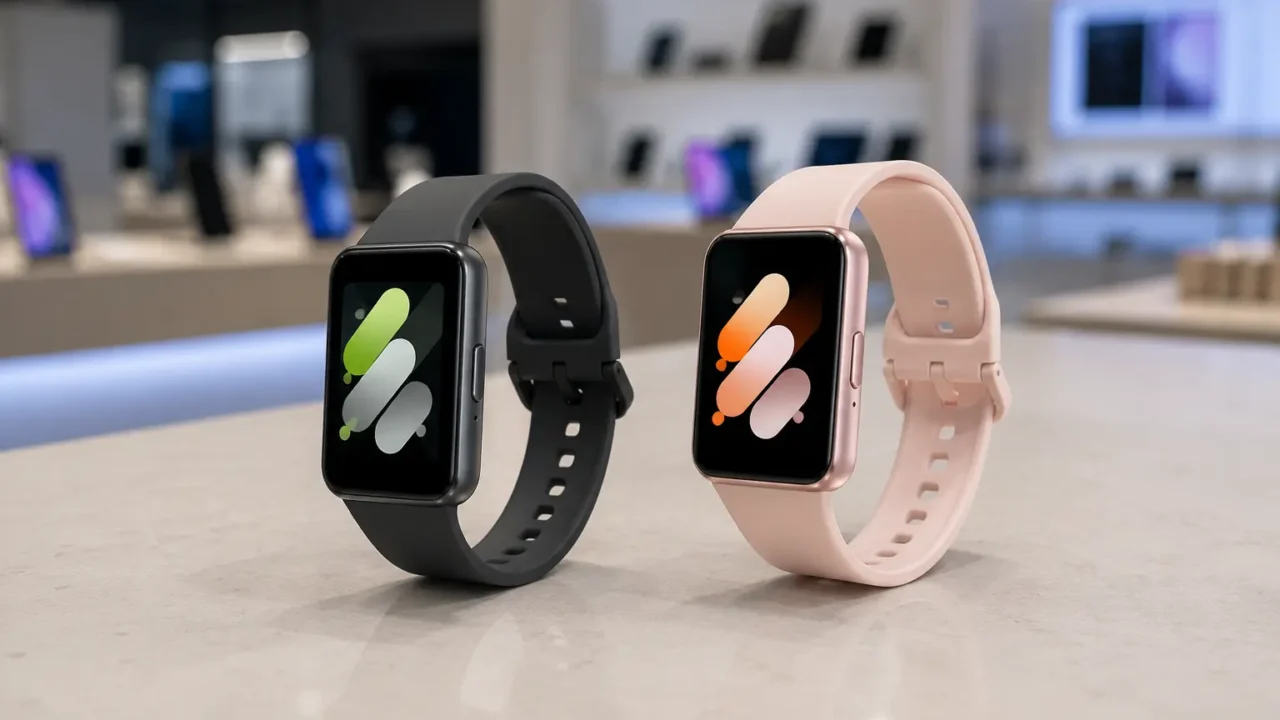 Galaxy Fit3 Grafite ou Rosé: a escolha está no acabamento