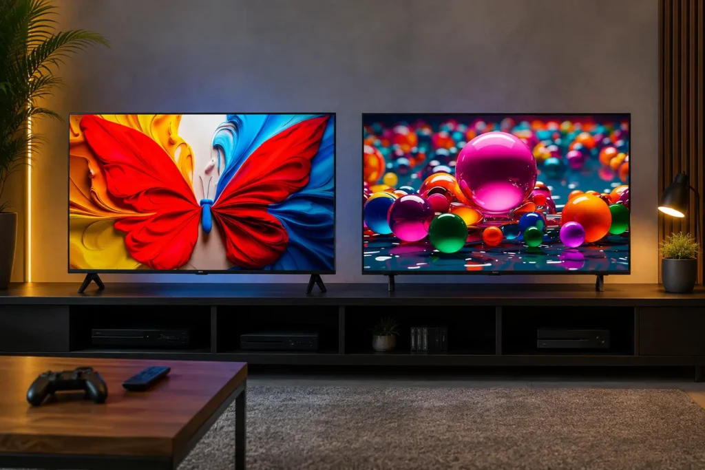 TCL 43S5K ou LG 43AU801C0SA: a escolha é QLED Full HD ou 4K