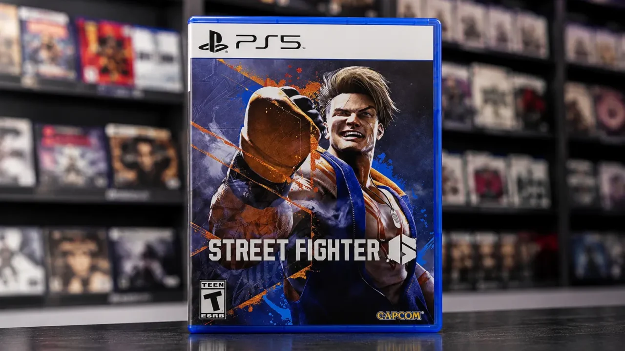 Em Street Fighter, o formato decide: jogo no PS5 ou livro impresso