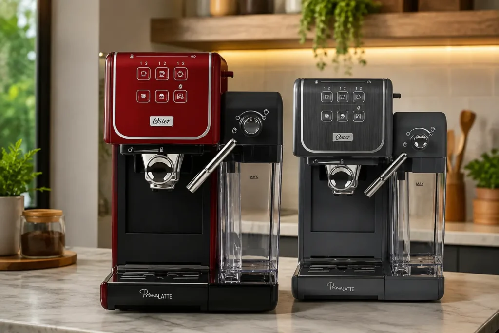 PrimaLatte Touch cinza ou Red: a escolha está no acabamento