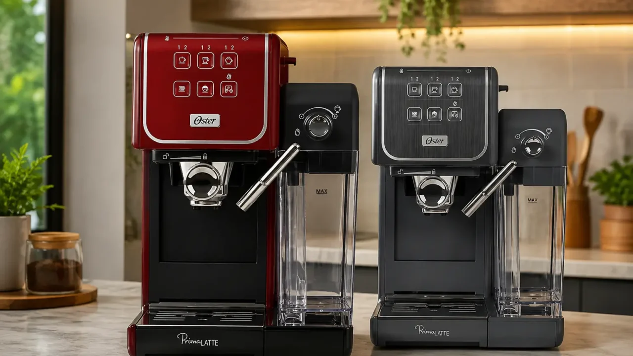 PrimaLatte Touch cinza ou Red: a escolha está no acabamento