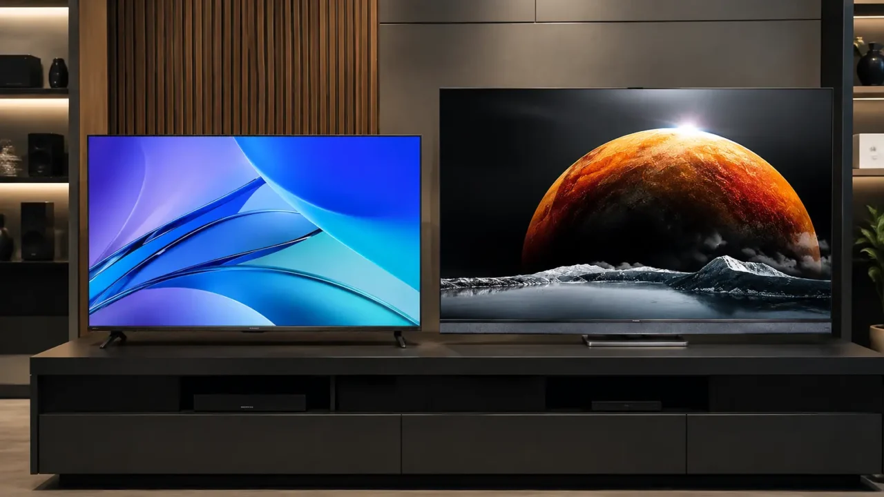 Hisense 43Q6QV ou TCL Mini LED 55": tamanho e tecnologia definem o uso