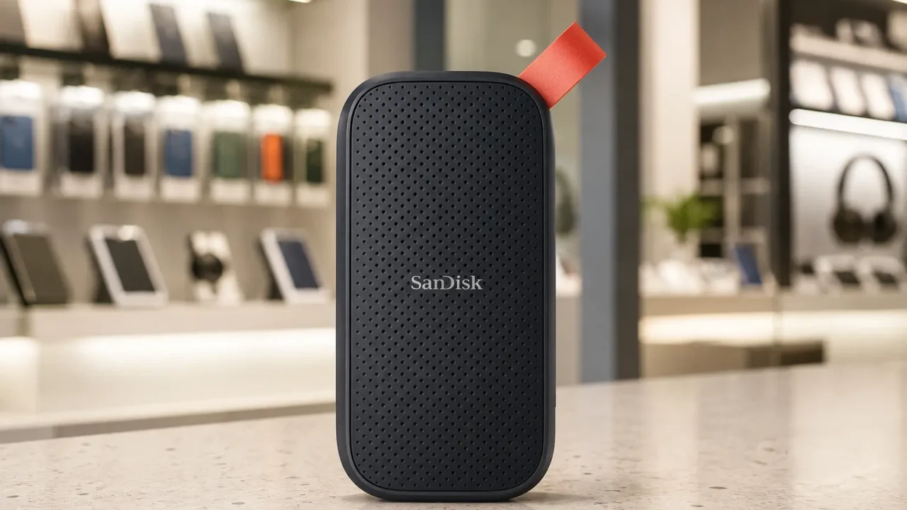 A busca é por 256GB, mas os SSDs SanDisk começam em 1TB