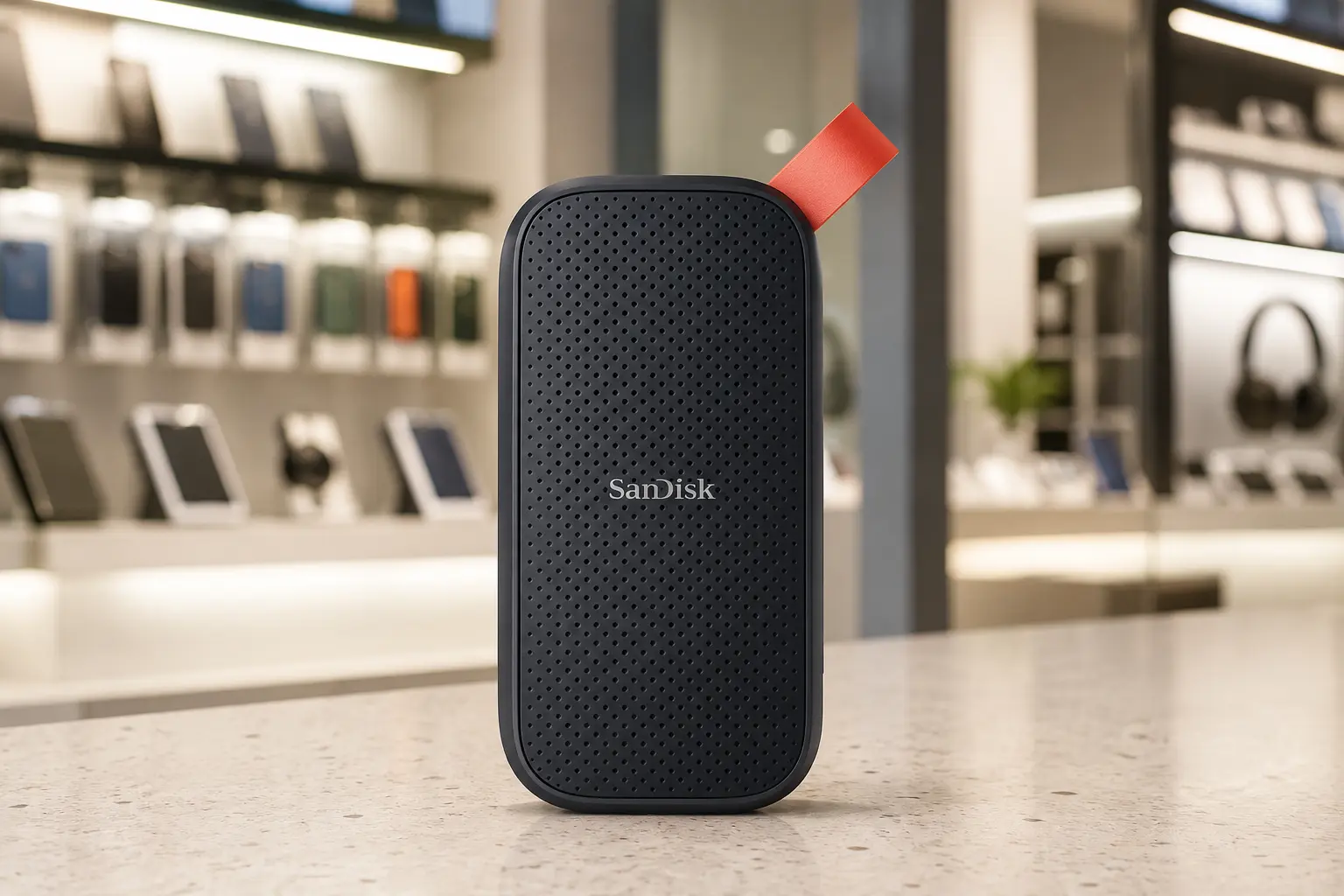 A busca é por 256GB, mas os SSDs SanDisk começam em 1TB