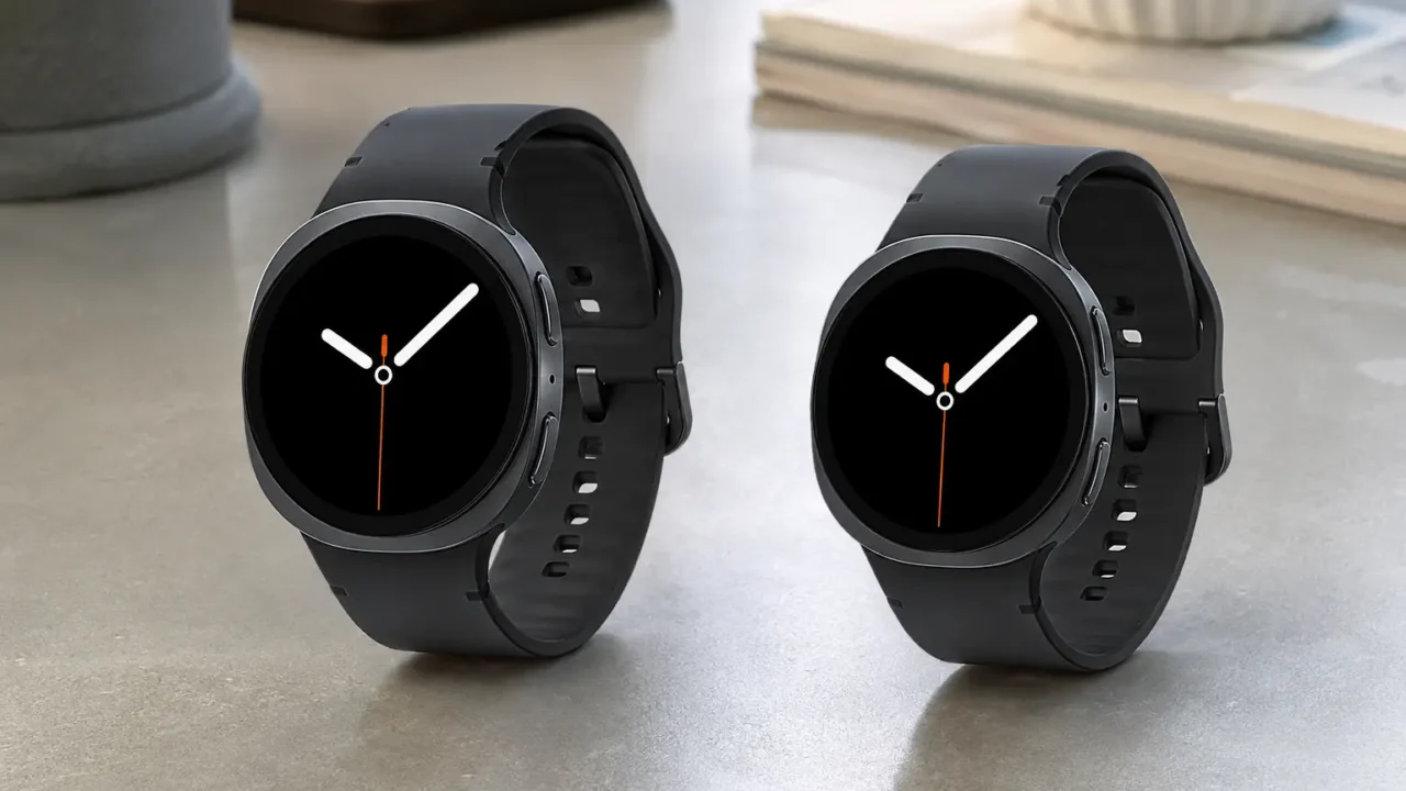 Galaxy Watch8 LTE de 40mm ou 44mm: a escolha começa pelo tamanho