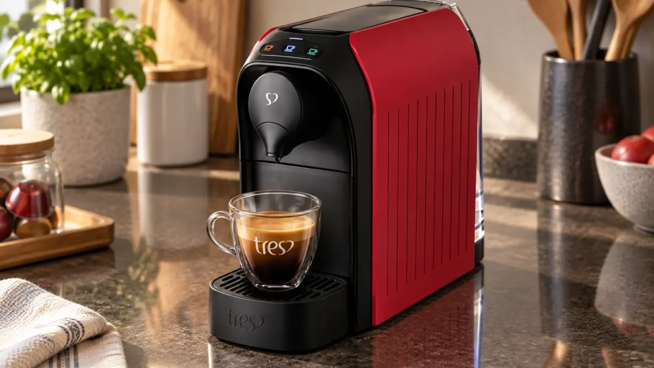 TRES Passione ou LOV: descarte interno ou reservatório de 950 ml