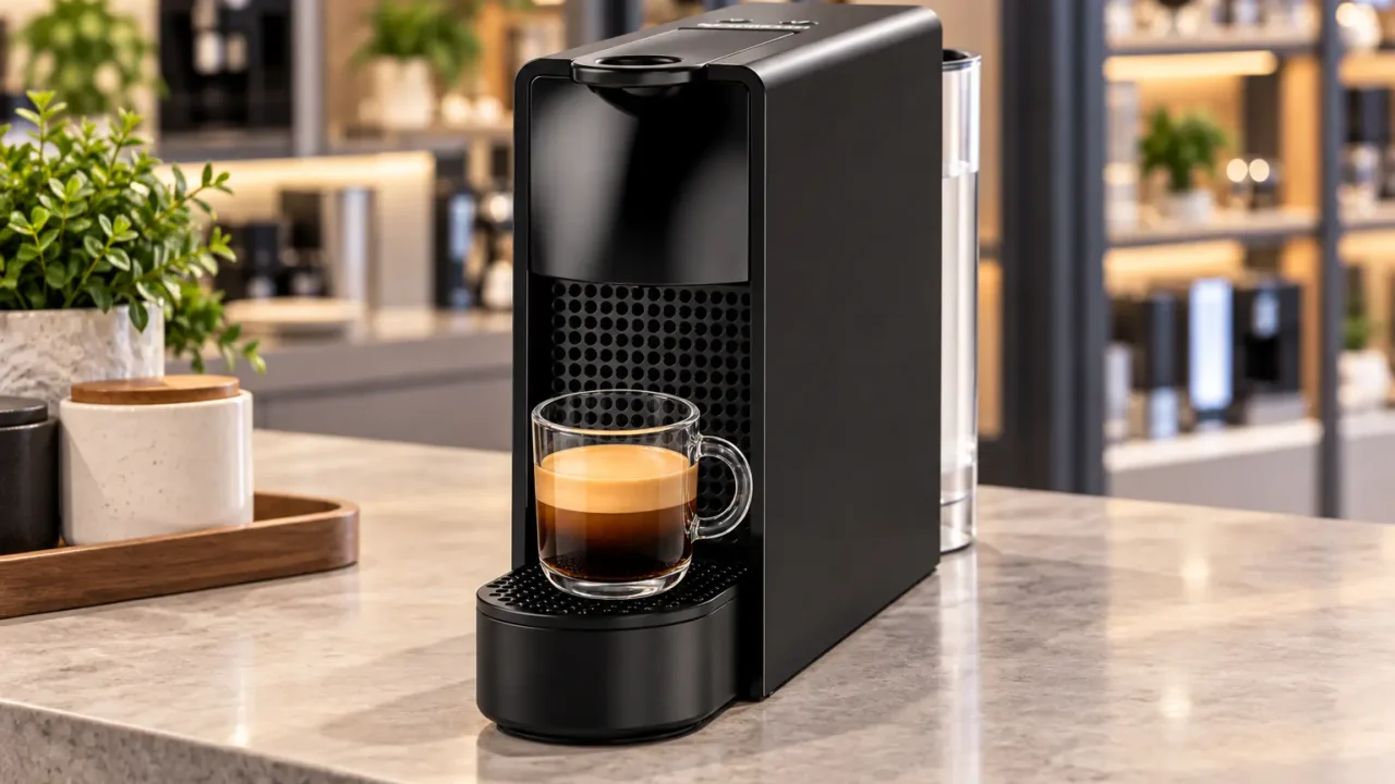Essenza Mini ou Lattissima One: 8,4 cm ou leite em um toque