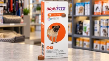 Bravecto 250, 500 ou 1000 mg: cada faixa atende um peso do cão