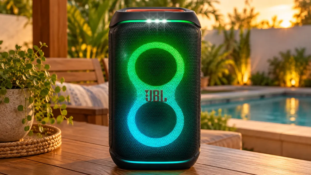 De 100 W a 240 W, a JBL PartyBox muda também no transporte