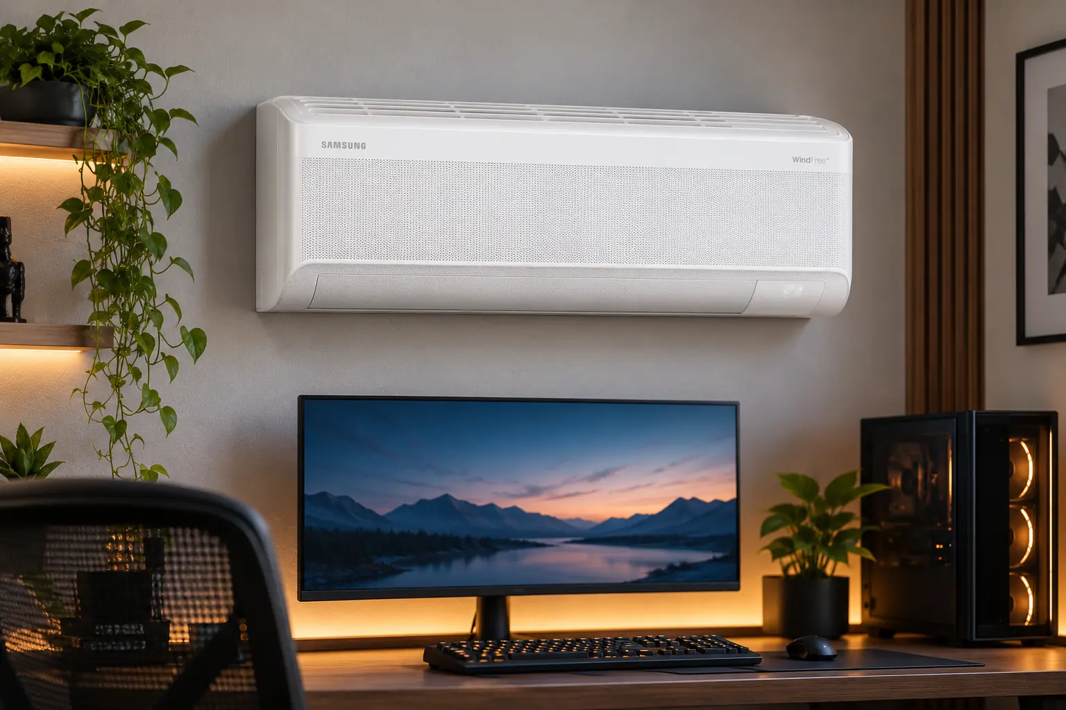 Samsung WindFree AI: 9.000 ou 12.000 BTUs, frio ou quente e frio