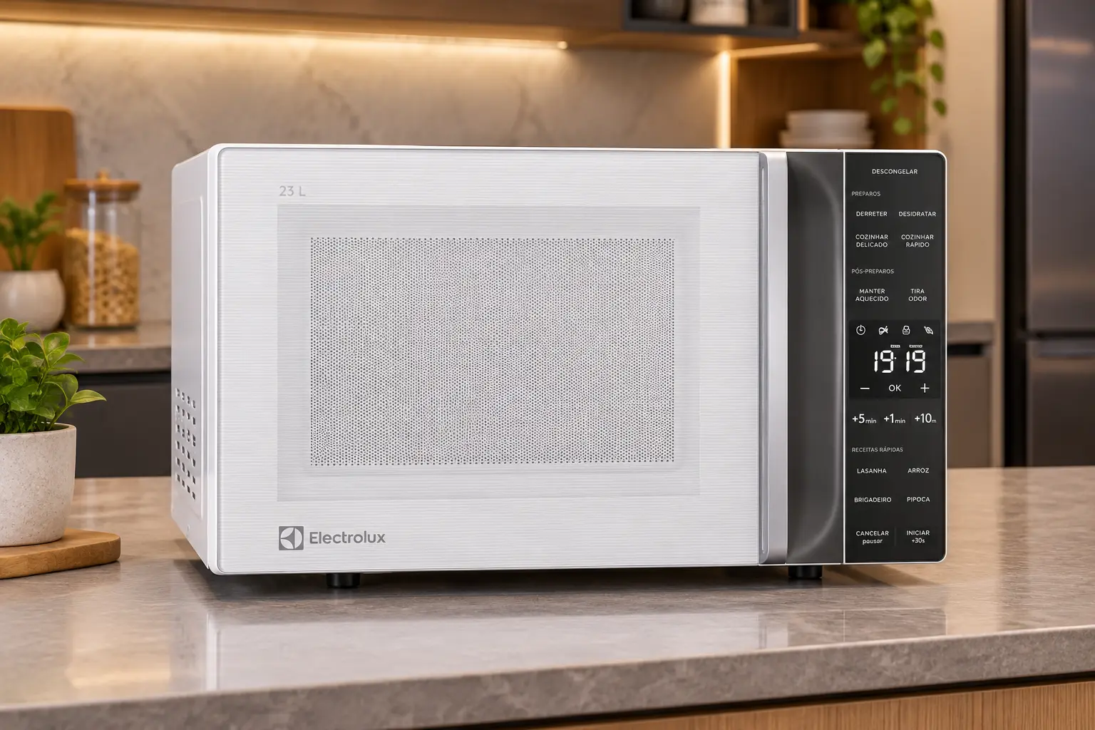 Electrolux ME23B e ME23S têm 23L; branco ou inox separa os dois