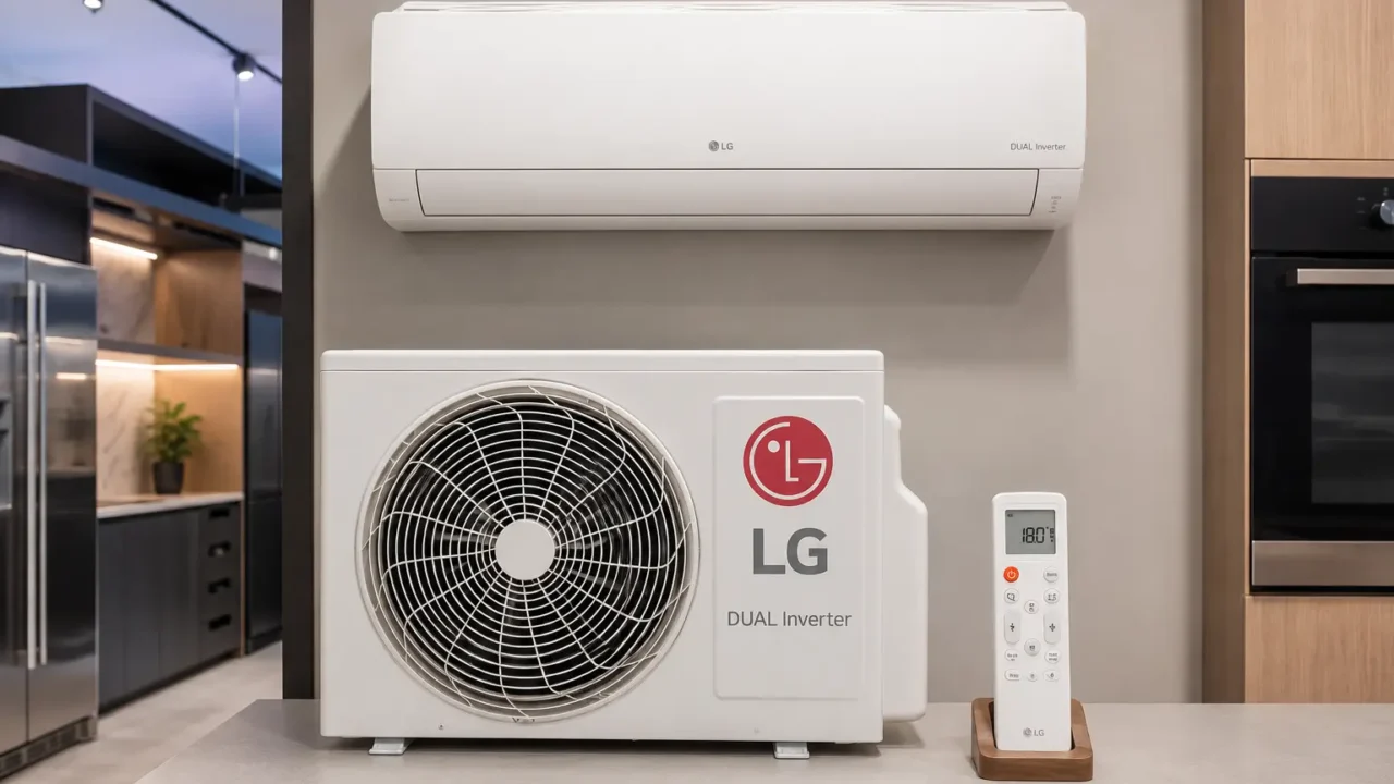 Em 9.000 BTUs, ciclo e conectividade separam LG e Daikin