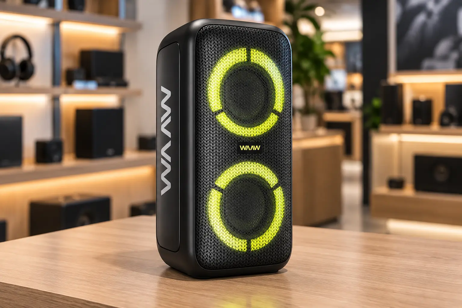 WAAW INFINITE 100 ou 200: até 14 h ou 160 W RMS