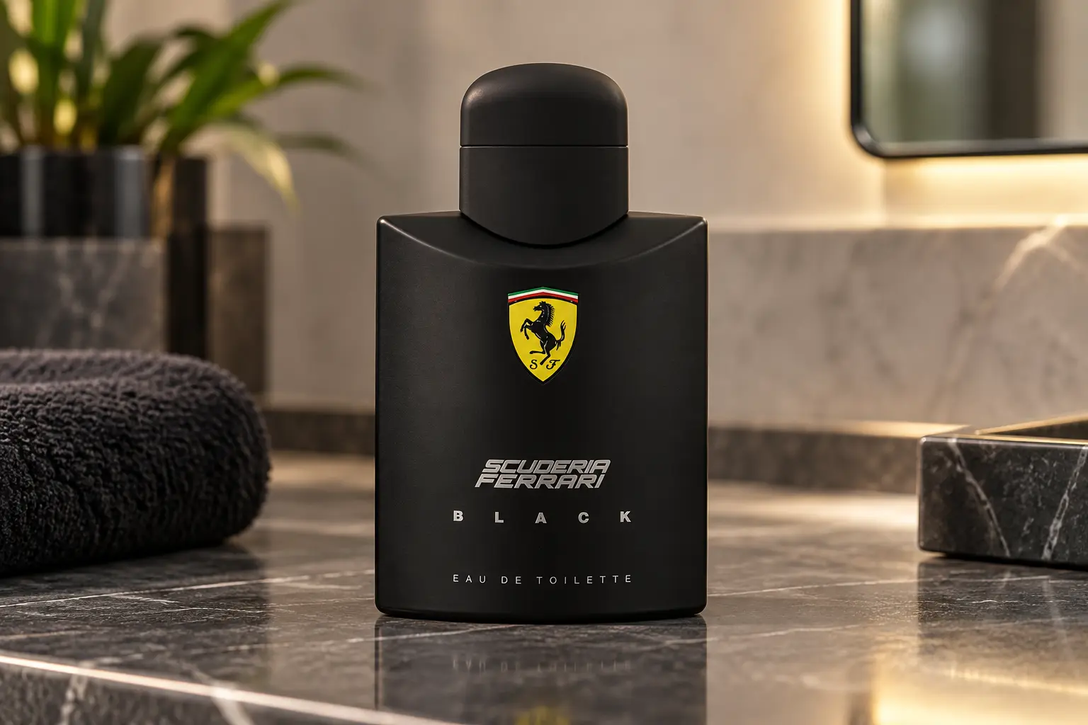 Ferrari Scuderia Black 125 ml: duas listagens com descrições diferentes