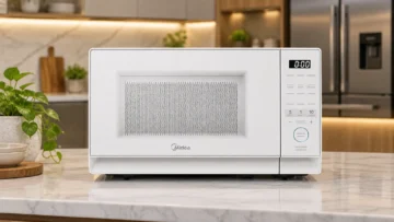 Midea MasterCook 20L branco ou prata: mesmas funções, visual diferente