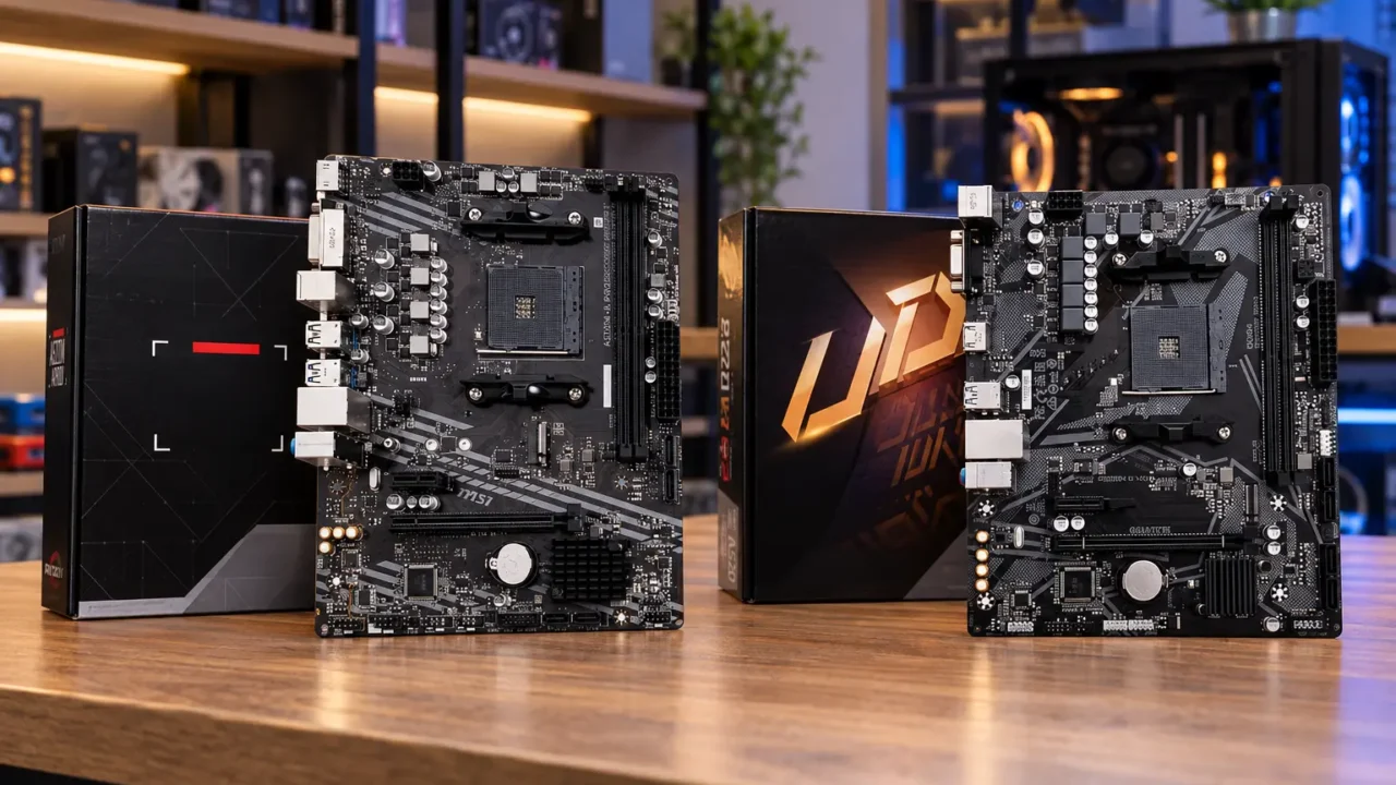 MSI A520M-A PRO ou Gigabyte A520M K V2: DVI-D ou VGA no monitor