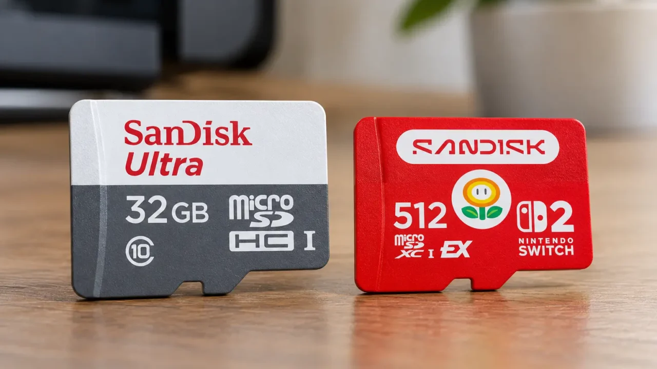 SanDisk Ultra ou microSD Express: 32GB, 512GB e compatibilidade