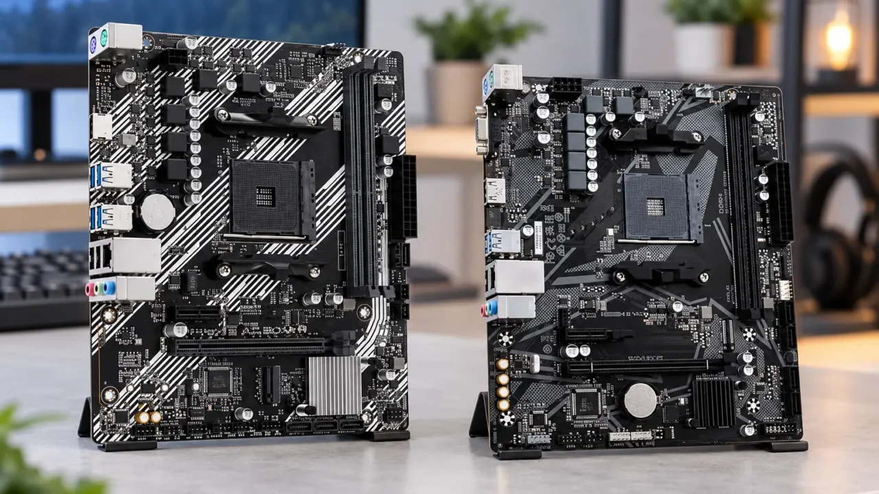 ASUS A520M-R ou Gigabyte A520M K V2: conexões e suporte a Ryzen