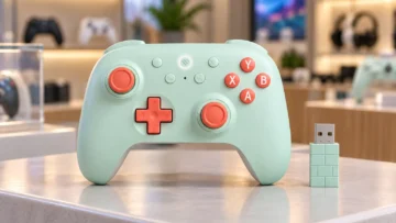 8BitDo Ultimate 2C Hortelã e Brownie: duas cores, conexão 2,4 GHz