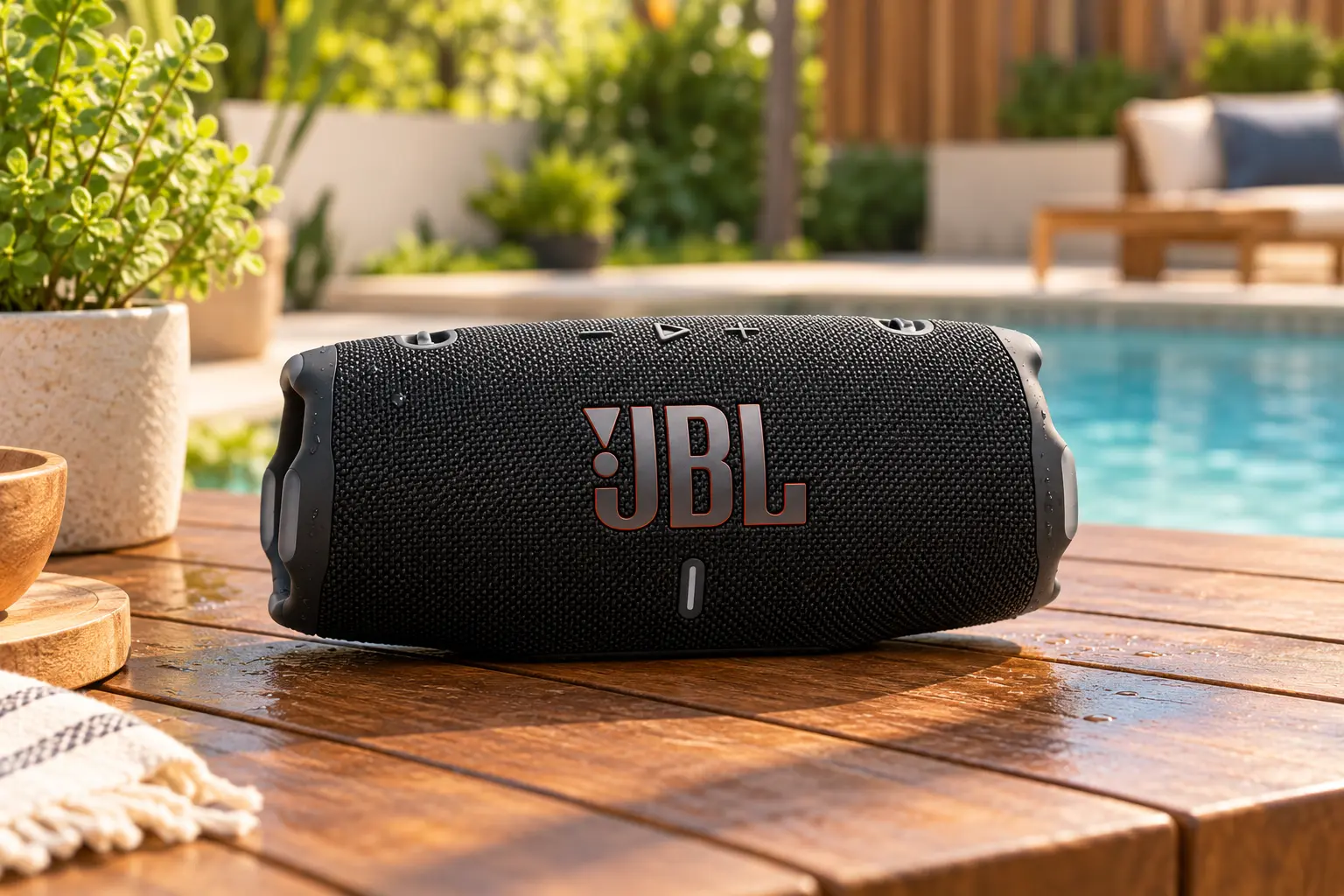 JBL Charge 6 ou Soundcore Boom 2: som para jardim e até 28 horas