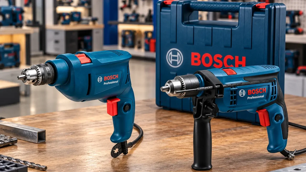 Bosch GSB 450 RE ou GSB 13 RE-M: 450W ou 750W para cada serviço