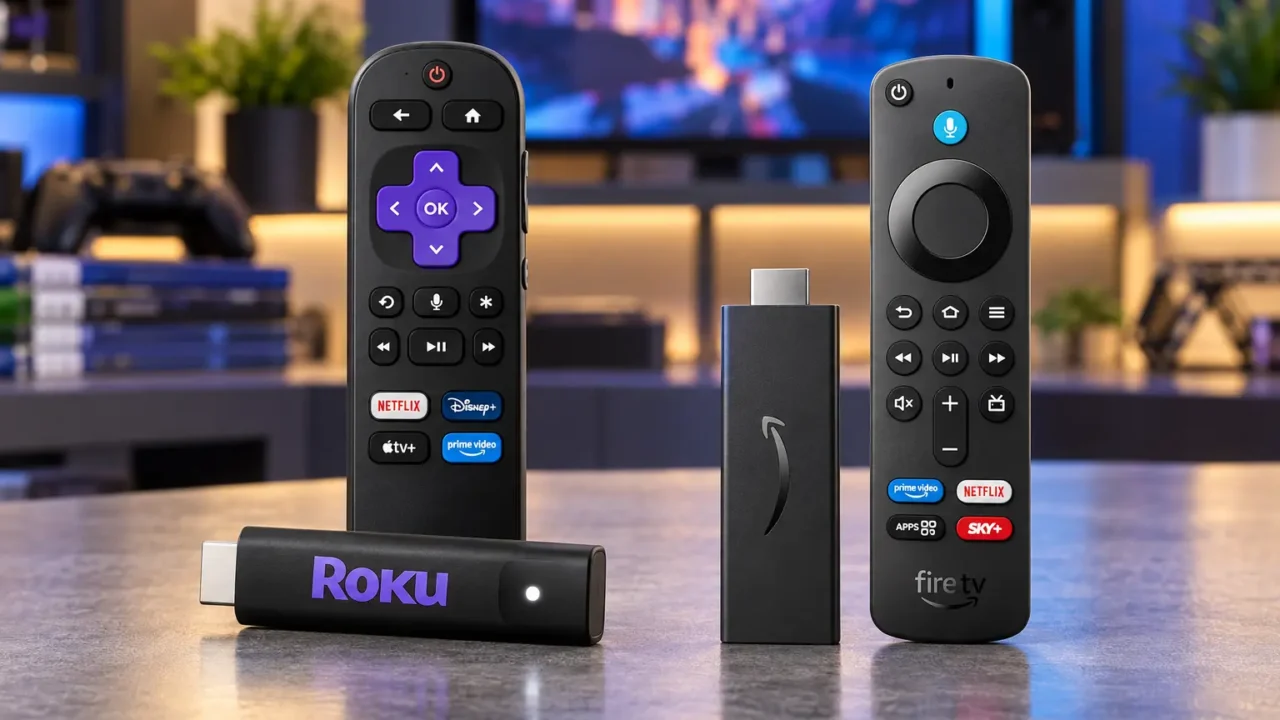 Roku Streaming Stick HD ou Fire TV Stick HD: interface ou Alexa