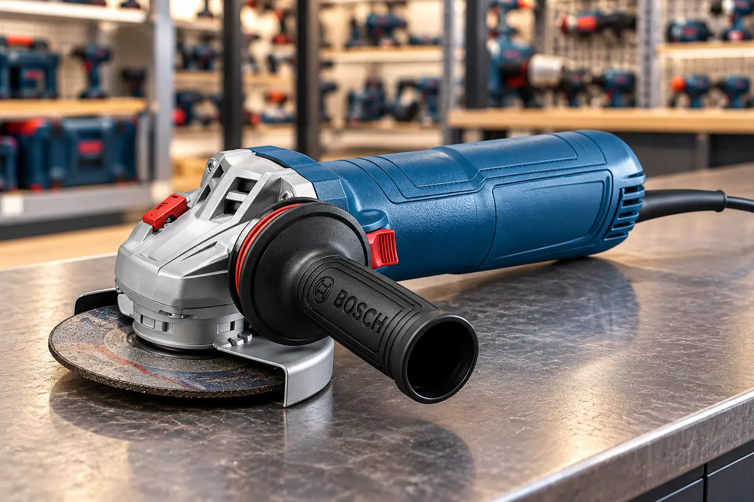 Bosch GWS 700 de 710 W ou 1200 W: o corte define a potência