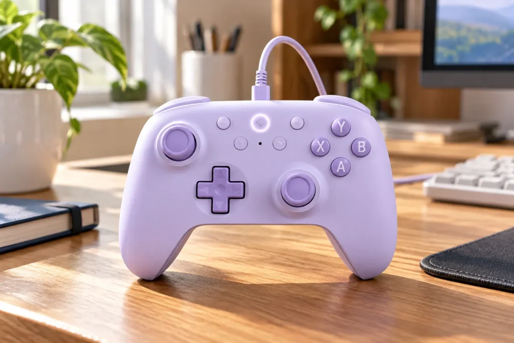 8BitDo Ultimate: cabo, 2,4 GHz ou Bluetooth no PC