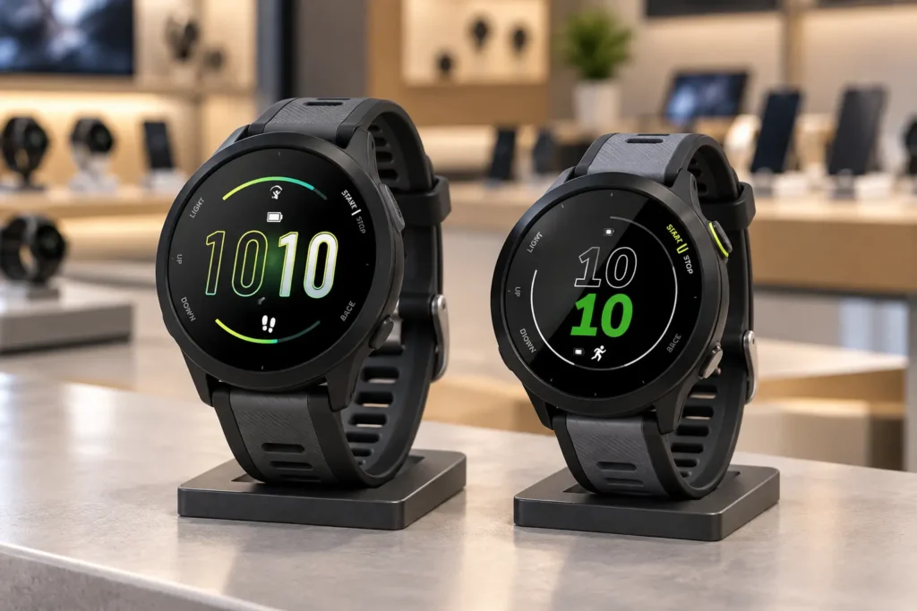 Forerunner 55 ou 165: corrida essencial ou tela AMOLED e saúde