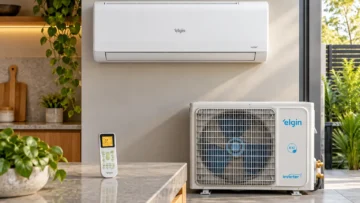 Elgin 9.000 BTUs só frio ou LG quente e frio com Voice AI
