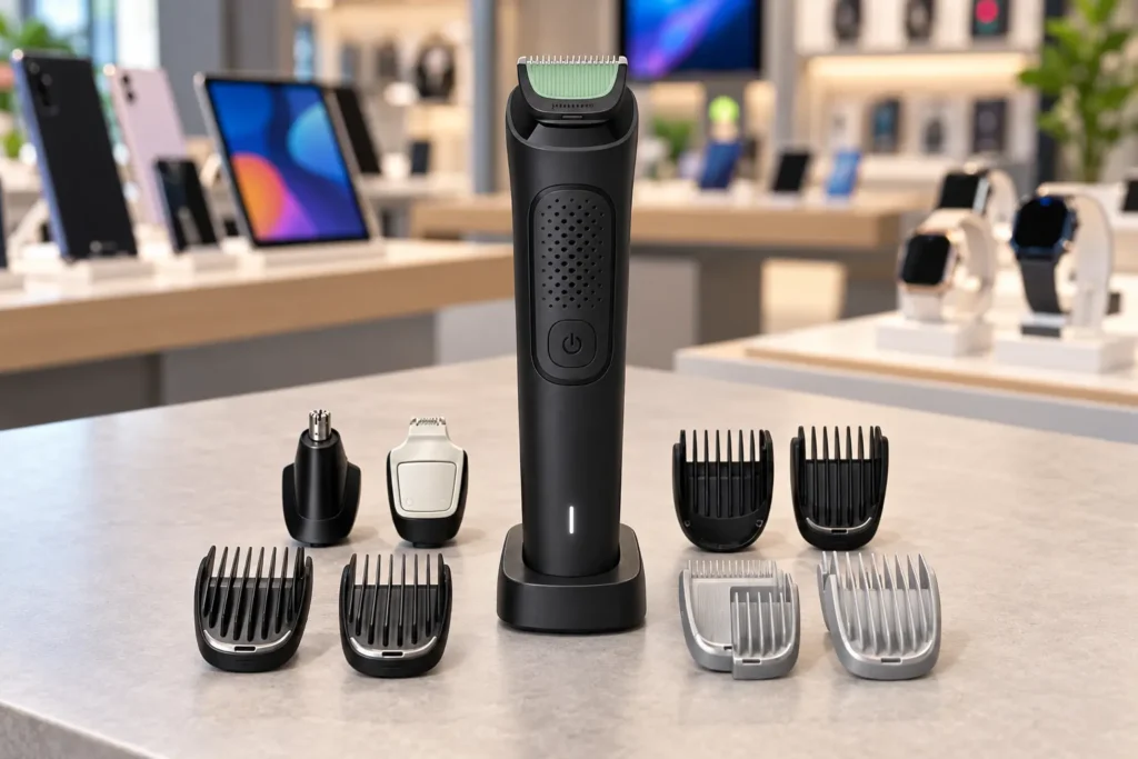 Philips Série 3000: 10 acessórios e 70 min contra 9 e 60 min