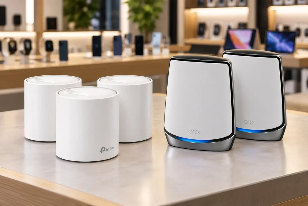 Deco X50 ou Orbi RBK852: três pontos Mesh ou AX6000 com mais portas